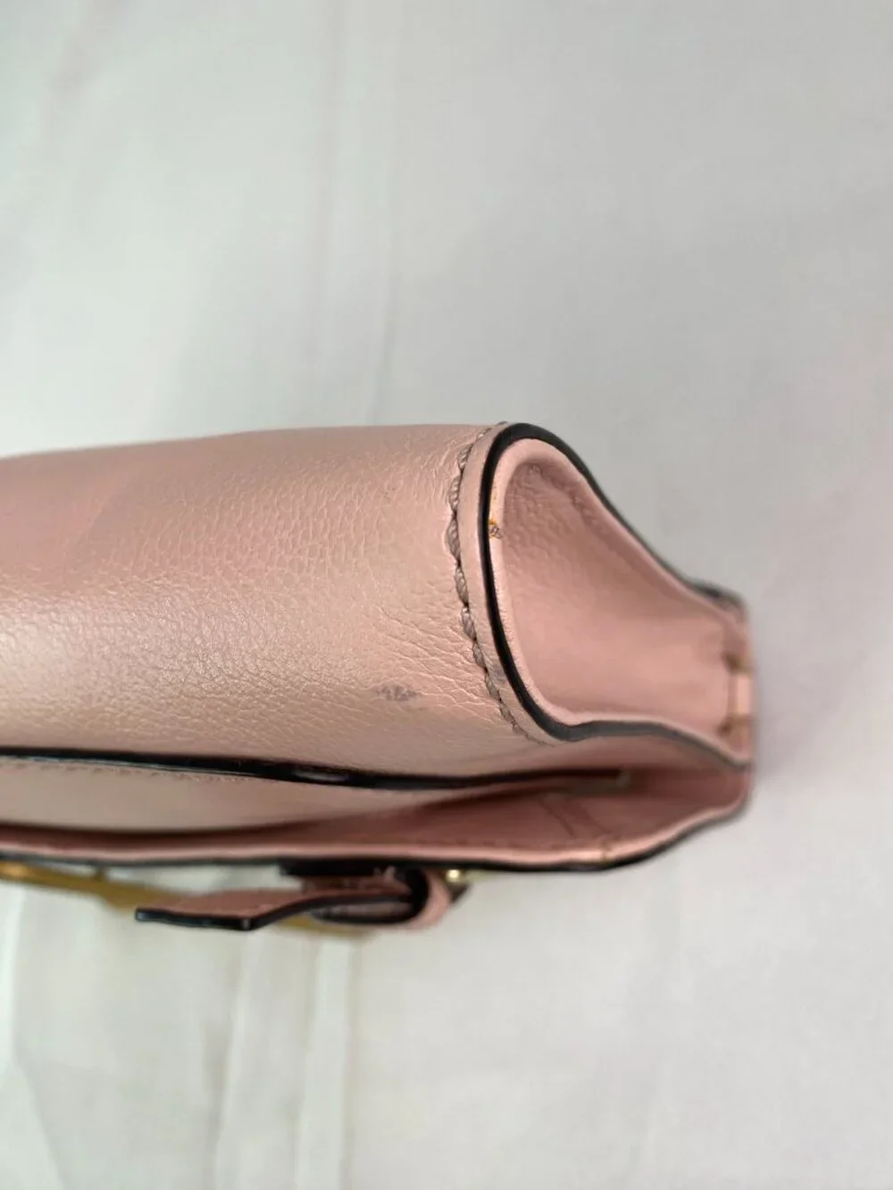 Kate Spade Allen Street Neil Crossbody Blush Leather Buckle Bag 🌸 Blythe